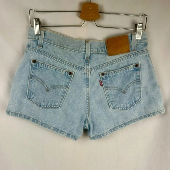 Levi's Light Blue Jean Shorts - Picture 2 of 4